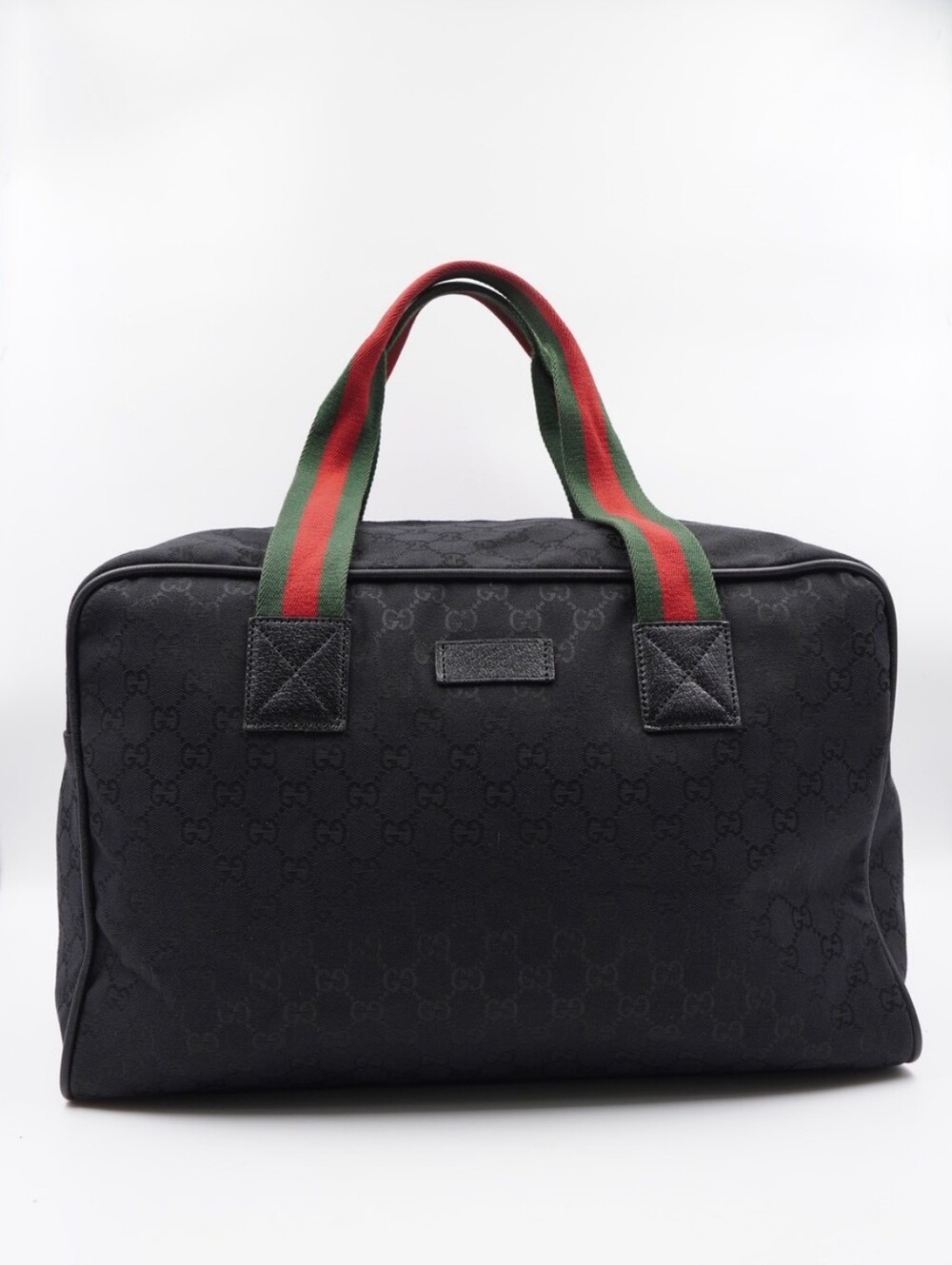 CM20 💗 Gucci GG Canvas Web duffel Bag